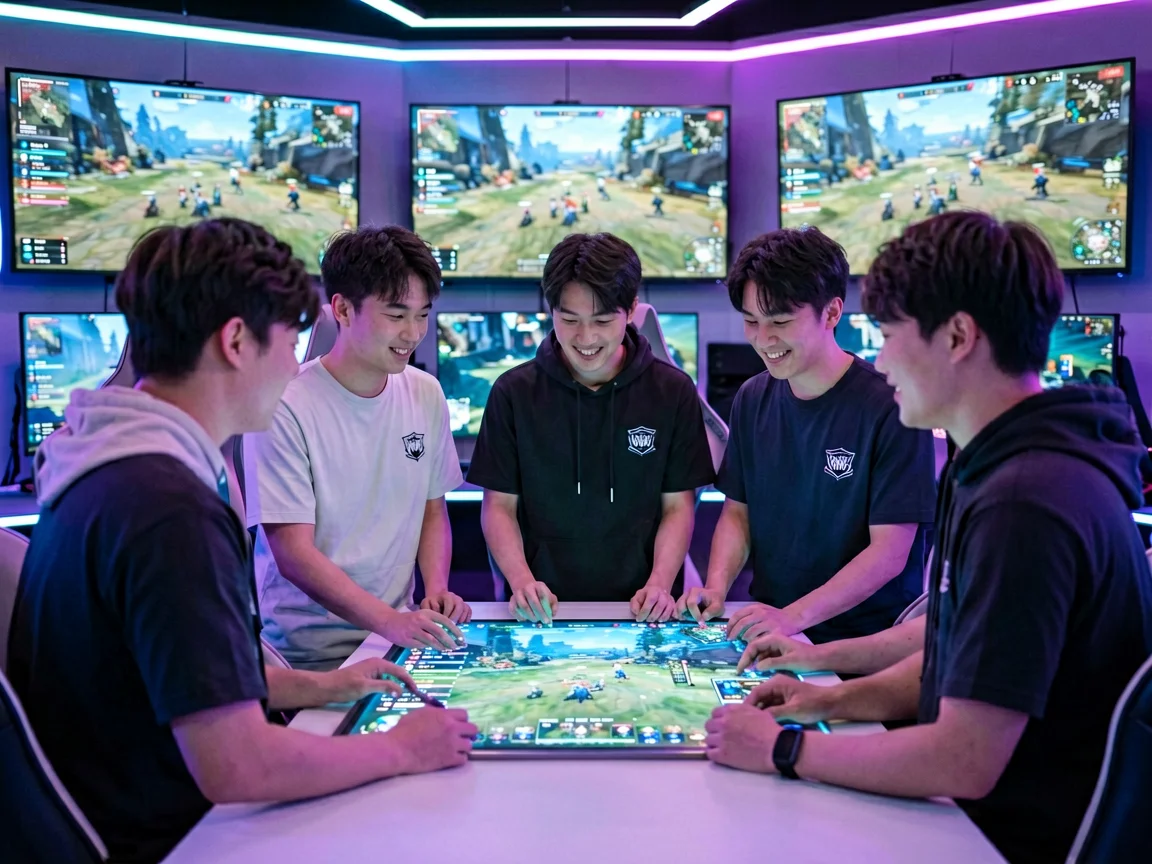 选手研讨战术PUBG电竞